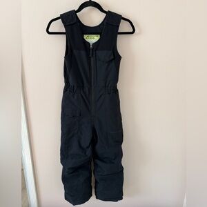 Boulder Gear Kids Nestor Insulated Bibs Black Size 7 Snow Ski Pants